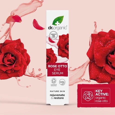 Dr. Organic Bio damaszkuszi rózsa szemkörnyékápoló (15 ml)