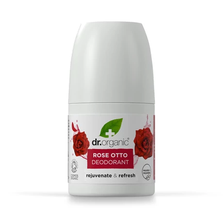 Dr. Organic Bio damaszkuszi rózsa golyós dezodor (50 ml)
