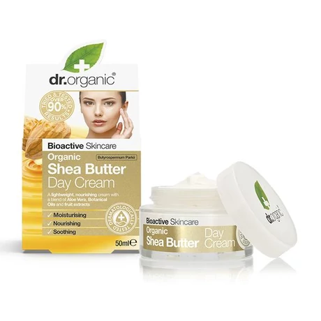 Dr. Organic Nappali arcápoló krém bio sheavajjal (50 ml)