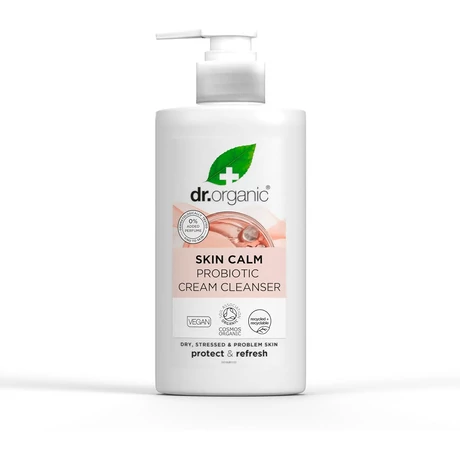 Dr. Organic Skin Calm Probiotikus krémes arclemosó (150 ml)