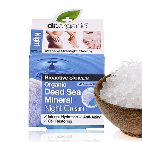 Dr. Organic Bio természetes Holt-tenger éjszakai arckrém