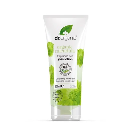 Dr. Organic Bio Illatmentes körömvirág testápoló (200 ml)