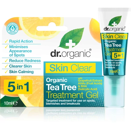 Dr. Organic Skin Clear pattanáskezelő gél 5 az 1-ben (10 ml)