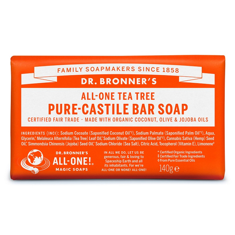 Dr. Bronner's Teafa szilárd szappan 