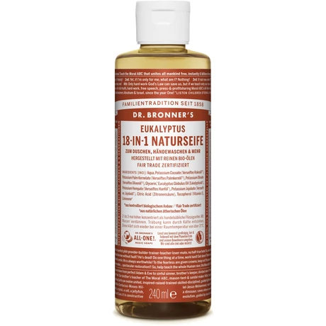 Dr. Bronner’s Eukaliptusz folyékony szappan koncentrátum