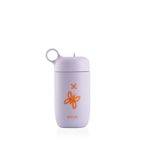 Equa Rozsdamentes acél gyerekkulacs - Pillangó (400 ml)