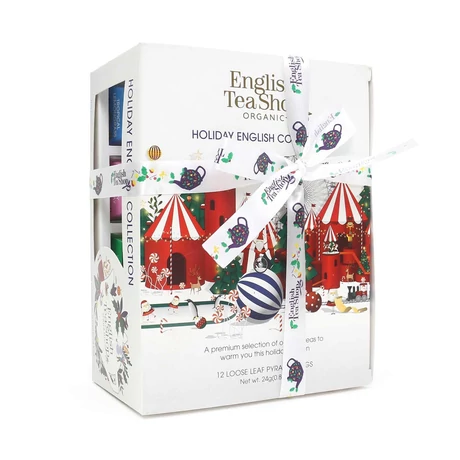English Tea Shop Karácsonyi bio teaválogatás - fehér (12 db)