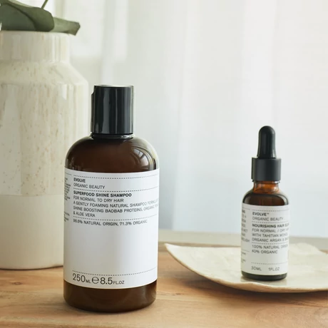 Evolve Beauty Superfood Shine sampon minden hajtípusra (250 ml)