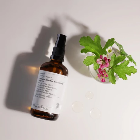 Evolve Beauty Timeless Renewal Feszesítő testolaj bio-retinollal (100 ml)