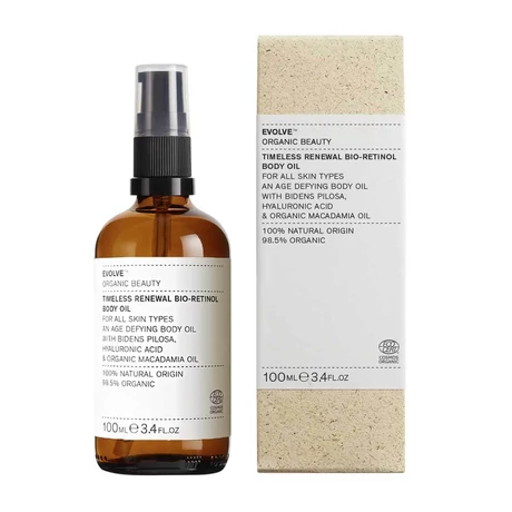 Evolve Beauty Timeless Renewal Feszesítő testolaj bio-retinollal (100 ml)