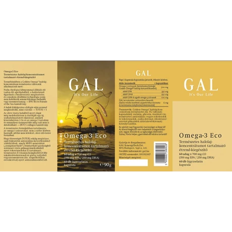 GAL Omega-3 Eco lágyzselatin kapszula (60 db)