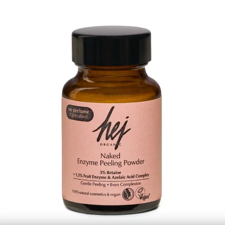 HEJ ORGANIC NAKED Hámlasztó enzimes por peeling 1% azelainsavval (30 g)