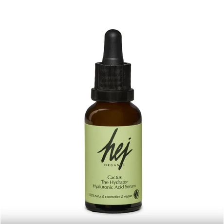 HEJ ORGANIC THE HYDRATOR Arcápoló szérum hialuronsavval (30 ml)