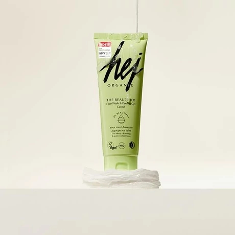 Hej Organic The Beautifier Kaktusz arclemosó és peeling gél (125 ml)