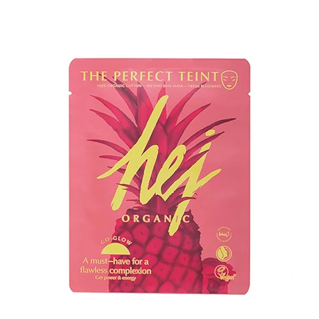Hej Organic The Perfect Teint Ragyogást fokozó fátyolmaszk (18 g)