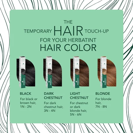 Herbatint Alkalmi hajszínező Touch-up - sötét gesztenye (10 ml)
