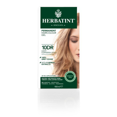 Herbatint 10DR Világos réz-arany hajfesték