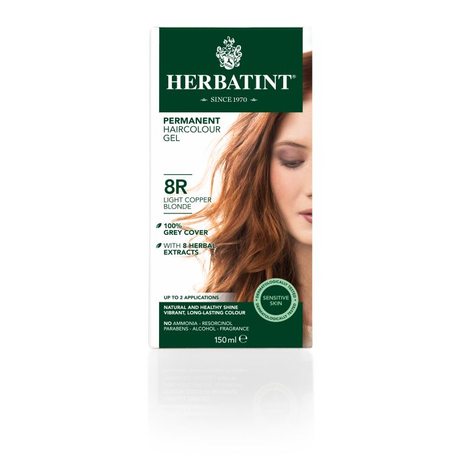 Herbatint 8R Réz világos szőke hajfesték