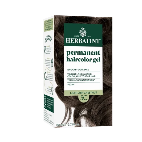 Herbatint 5C Világos hamvas gesztenye hajfesték (170 ml)