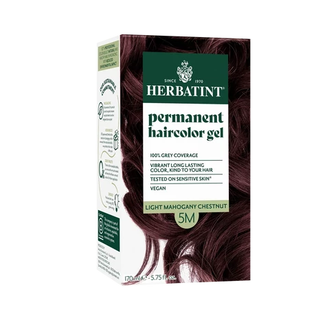 Herbatint 5M Mahagóni világos gesztenye hajfesték (170 ml)