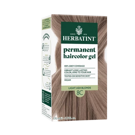 Herbatint 8C Világos hamvas szőke hajfesték (170 ml)