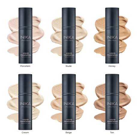 INIKA ORGANIC Ragyogó ásványi folyékony alapozó - Cream (30 ml)