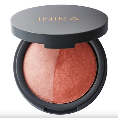 INIKA Kompakt ásványi pirosító duó - burnt peach (8 g)
