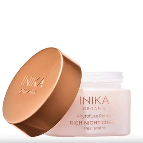 INIKA Skincare Phytofuse Renew Resveratrol Rich Bőrmegújító éjszakai krém (50 ml)