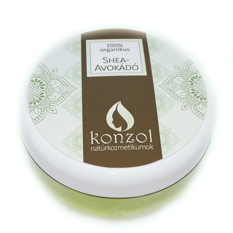 Konzol Shea-avokádó krémkeverék, organikus (30 ml)