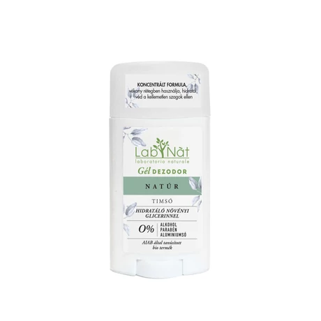 Labnat Bio gél dezodor (stift) - Natúr, illatmentes (50 ml)
