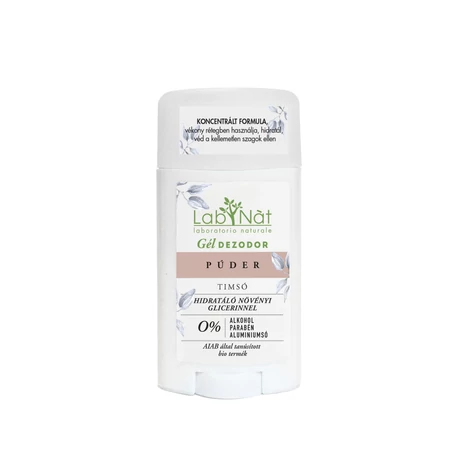 Labnat Bio gél dezodor (stift) - Púder (50 ml)