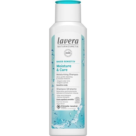 Lavera Basis Sensitiv Hidratáló és ápoló sampon érzékeny fejbőrre (200 ml)