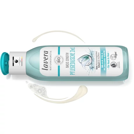 lavera Basis sensitive tusfürdő és sampon 2in1 (250 ml)