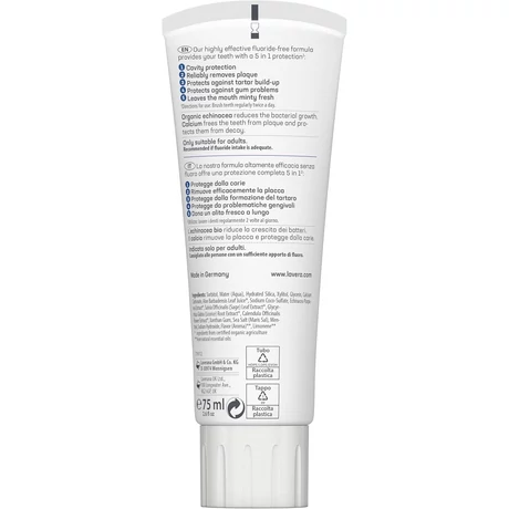 lavera Basis Fogkrém Echinacea-kalcium  (75 ml)