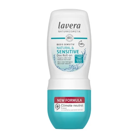 lavera BASIS S golyós dezodor NATURAL & SENSITIVE