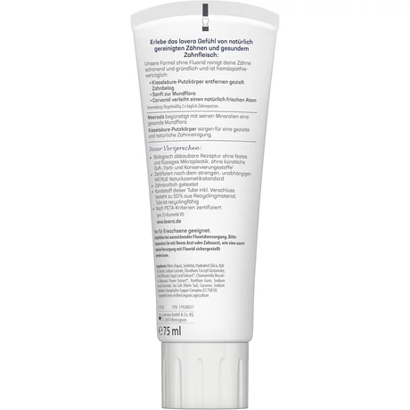 lavera NEUTRAL foggél tengeri sóval, homeopatiás (75 ml)