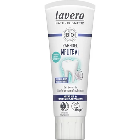 Lavera NEUTRAL foggél tengeri sóval, homeopatiás (75 ml)