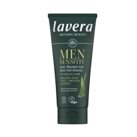 Lavera Men Sensitive tusfürdő és sampon (200 ml)