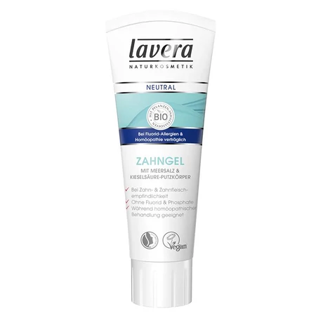 Lavera NEUTRAL foggél tengeri sóval, homeopatiás (75 ml)