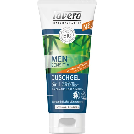 Lavera MEN SENSITIVE tusfürdő 3in1 (200 ml)
