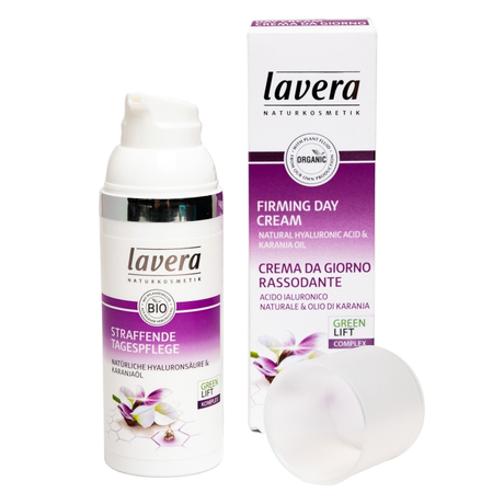 Lavera FACES Nappali bőrfeszesítő krém - hyaluronsav, karanjaolaj (50 ml)