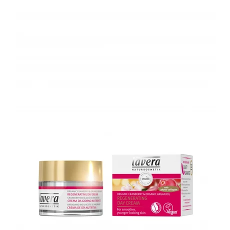 Lavera FACES Nappali krém érett bőrre - vörösáfonya, argán (50 ml)