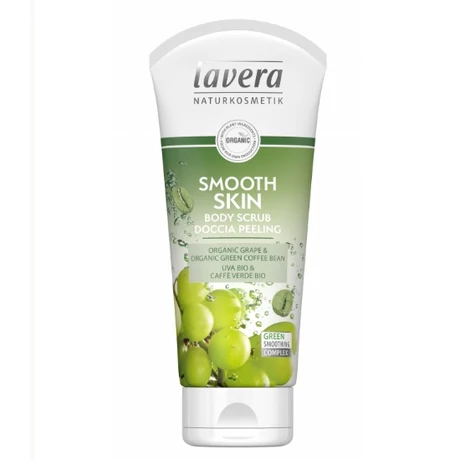 Lavera Bőrfeszesítő testradír - zöld kávé, zöld tea (200 ml)