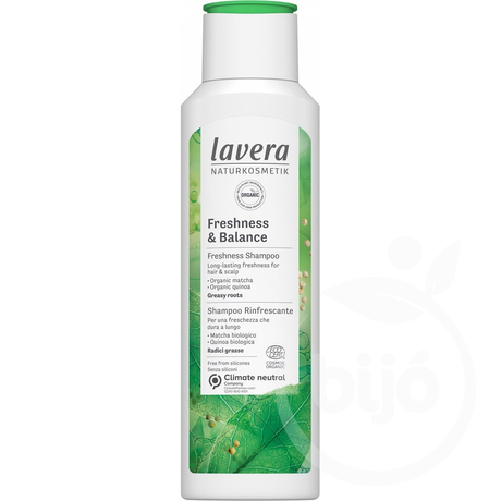 lavera Freshness &amp; Balance sampon zsíros hajra (250 ml)