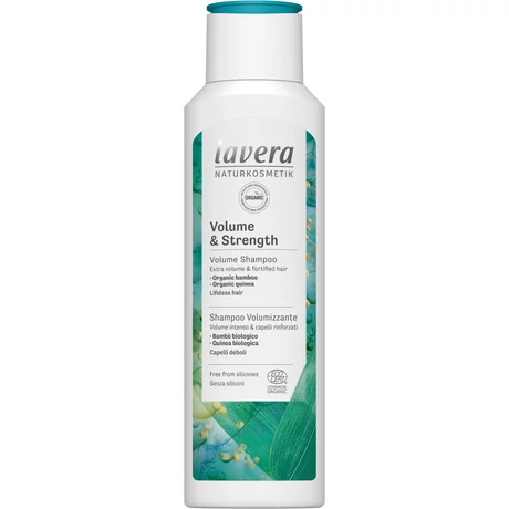 lavera Volumennövelő és erősítő sampon (250 ml)