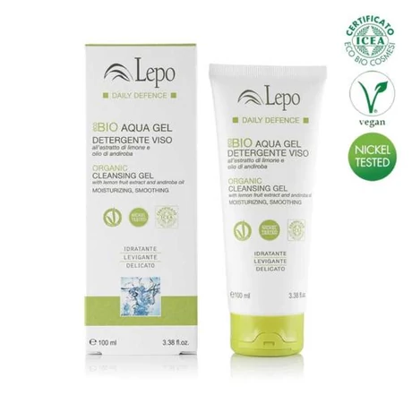 Lepo EcoBio Aqua Gel arclemosó gél citrommal és adirobával (100 ml)