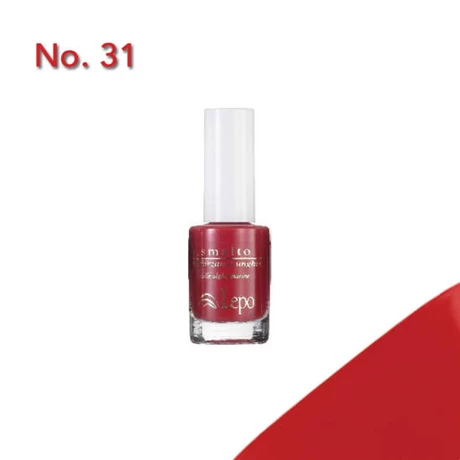 Lepo Körömerősítő körömlakk barna algával No.31 piros (8 ml)