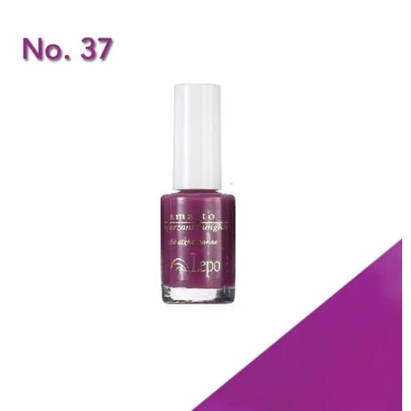 Lepo Körömerősítő körömlakk barna algával No.37 lilás (8 ml)