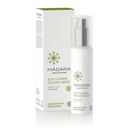Mádara Színezett folyékony hidratáló - golden beige 50 ml