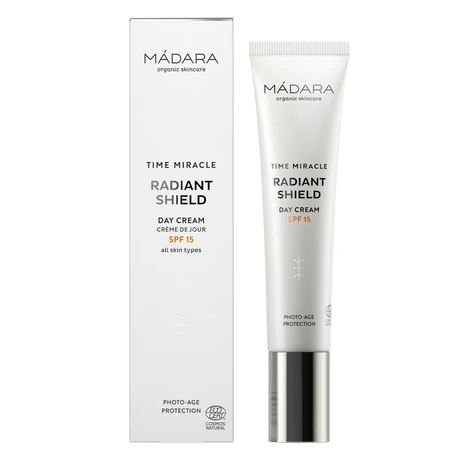 Mádara Time Miracle Radiant Shield Nappali arckrém SPF15 fényvédelemmel (40 ml)